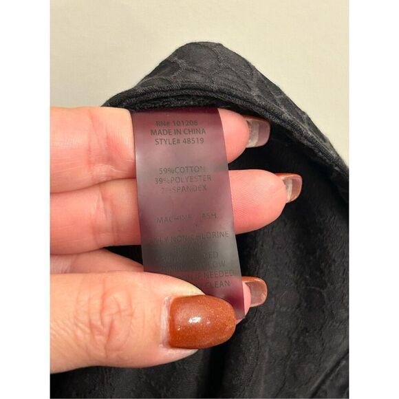 Soft Surroundings snake print skinny pants Medium Tall rock - Picture 7 of 10